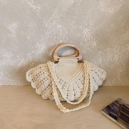 Noah's Crochet Shell Bag