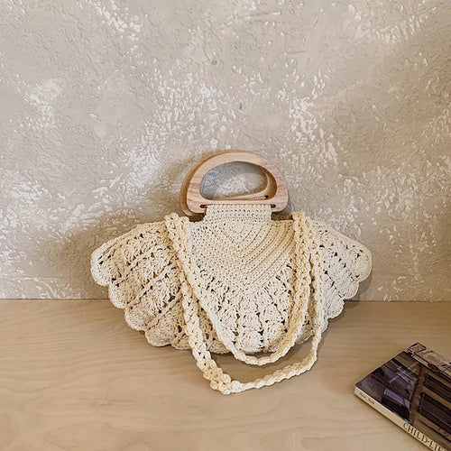 Noah's Crochet Shell Bag