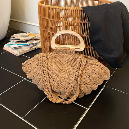 Noah's Crochet Shell Bag