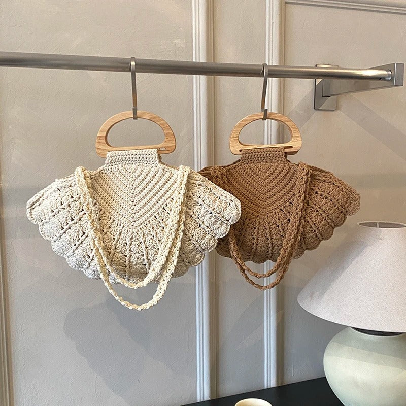 Noah's Crochet Shell Bag
